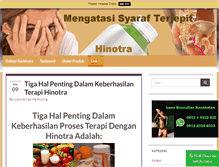 Tablet Screenshot of mengatasisyarafterjepit.com